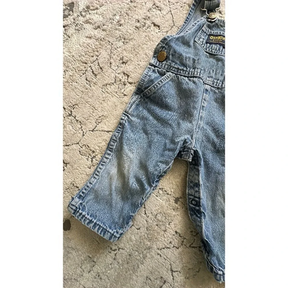 vintage Oshkosh denim overalls 12 months